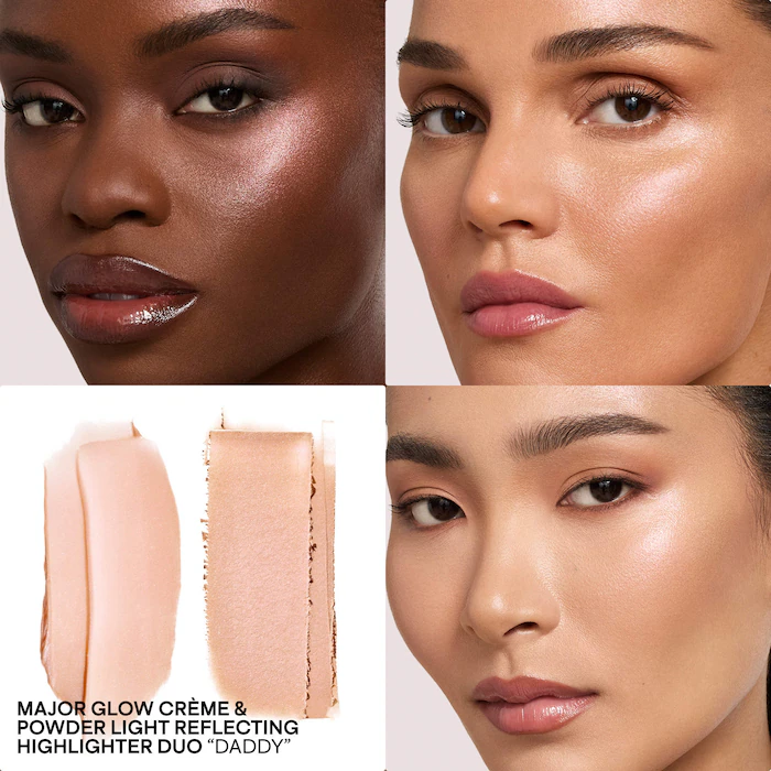 PATRICK TA Major Glow Creme & Powder Light Reflecting Translucent Highlighter Duo - Daddy - Image 2