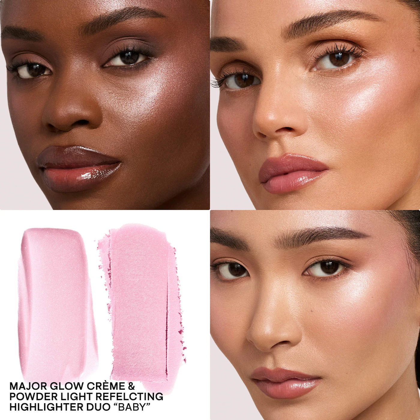 PATRICK TA Major Glow Creme & Powder Light Reflecting Translucent Highlighter Duo - Baby - Image 2