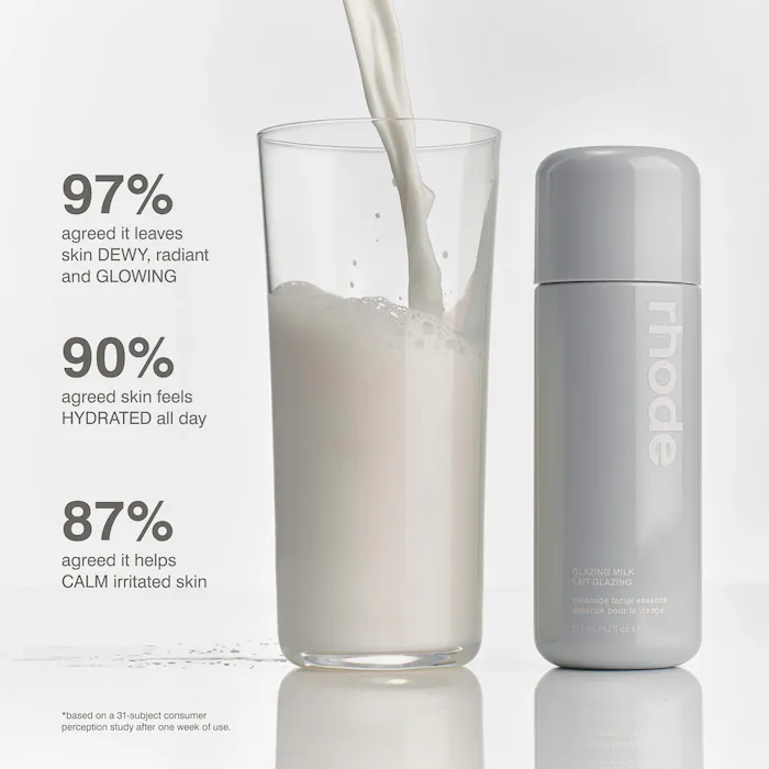 rhode Glazing Milk Ceramide Facial Essence - Image 3